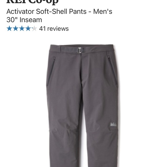 Rei Coop Activator Softshell Pants Mens 